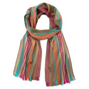 Shupaca Alpaca Scarf Striped Confetti Fun Super Soft Warm Great Gift NEW $60
